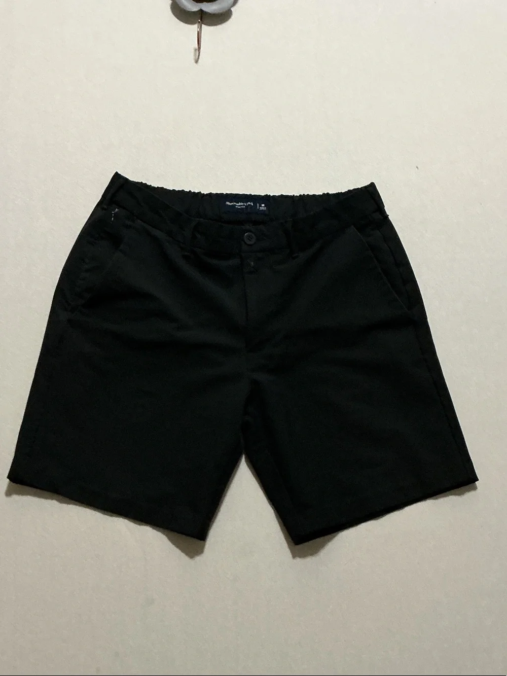 Abercrombie & Fitch Black Flat-Front Men’s Shorts